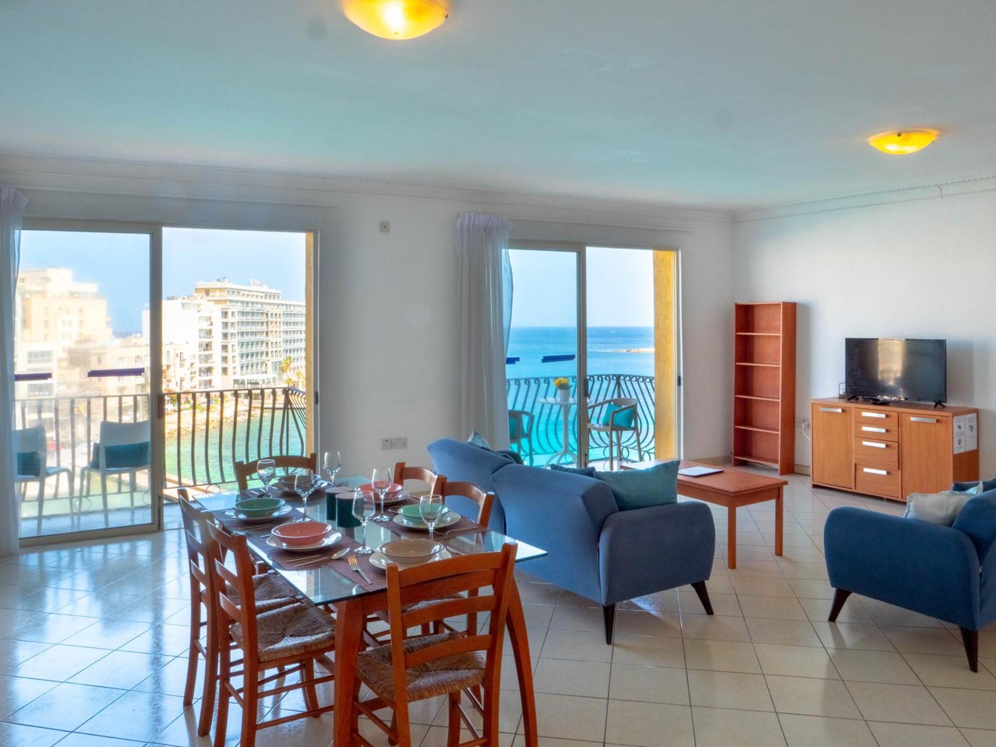 Morina Court - Seaview Apartments And Penthouse In St Julians By Shortletsmalta Saint Julian's Eksteriør bilde